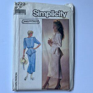 Simplicity Pattern 8223 Jessica MClintock